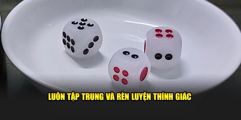 Luôn tập trung và rèn luyện thính giác